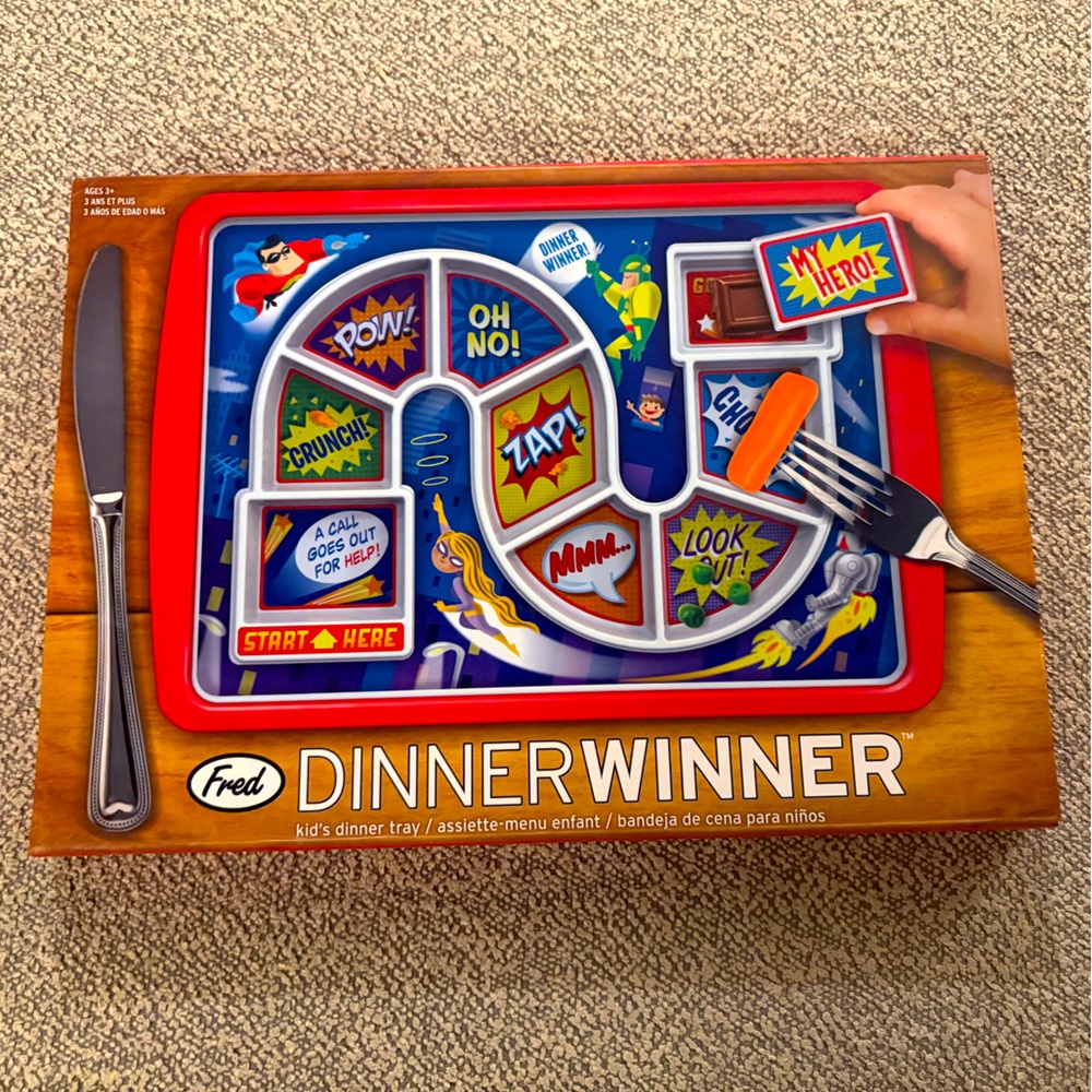 Dinnerware Superhero Kids Meal Plate 🦸‍♂️